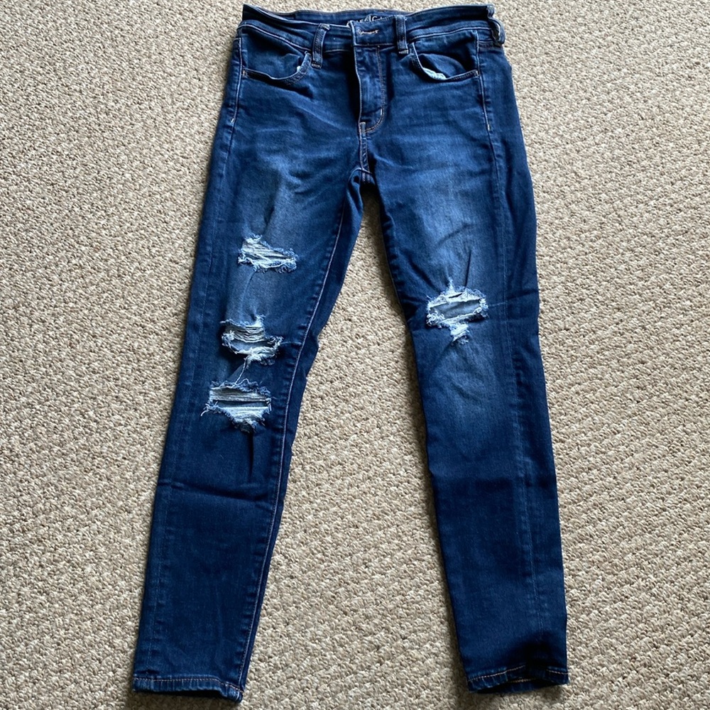 American Eagle Next Level Stretch Dark Denim Jegging